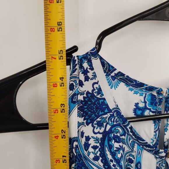 Loft Paisley Keyhole Wide Leg Jumpsuit Women Size Small NWT Summer Cruise - Picture 11 of 16